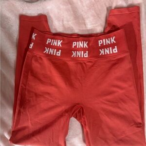 PINK Victoria's Secret Activewear in Vibrant Coral